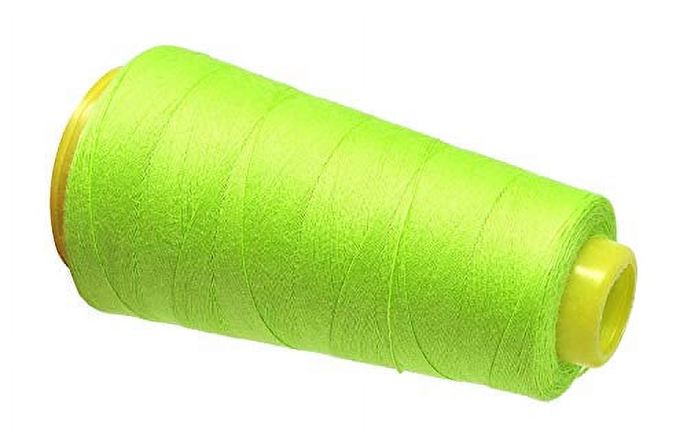 Mandala Crafts Mercerized Cotton Thread - Quilting Thread - All Purpose  Thread for Sewing Machine Serger Embroidery 50WT 50S/3 1200 X 2 Yards Lime